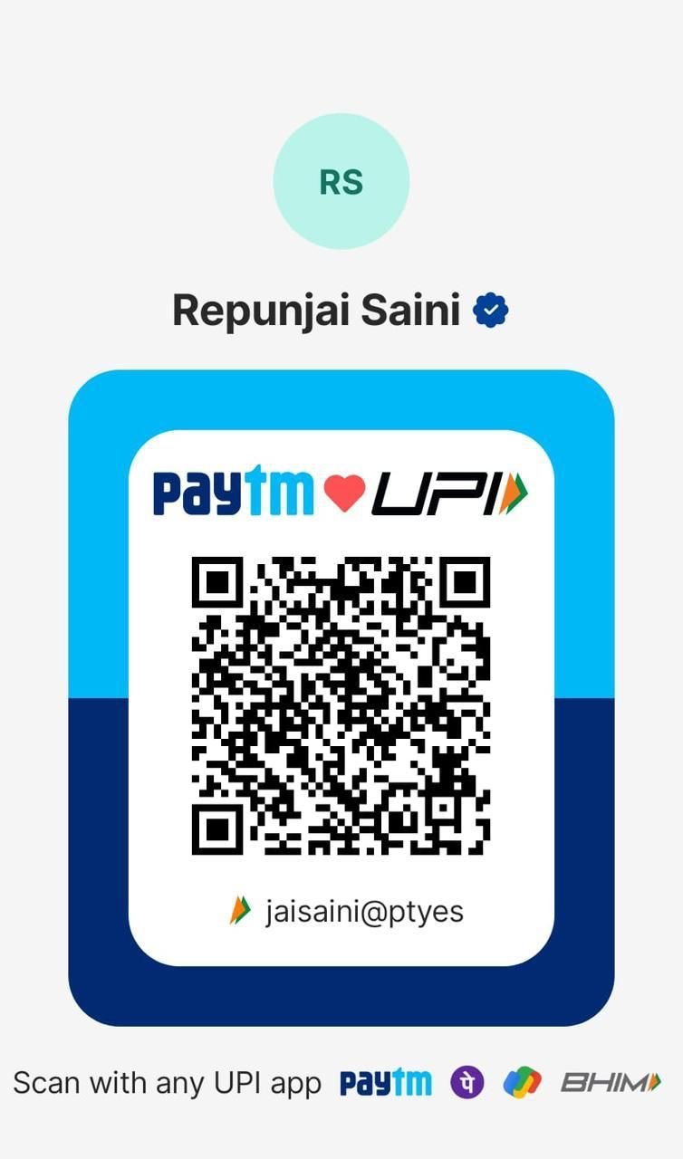 QR code for Beginner to Advanced course payment of Rs 19,500